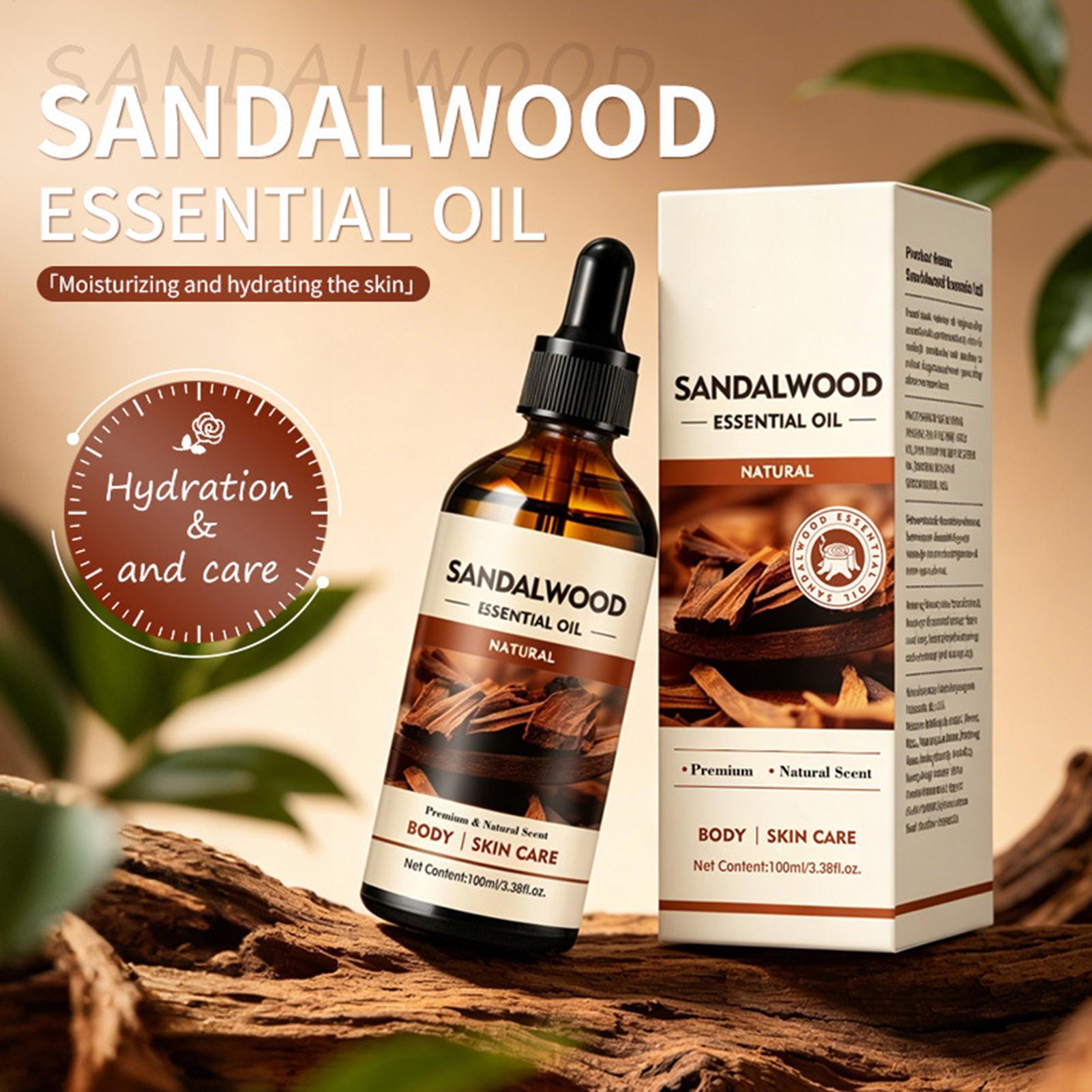 Hair Care Essential Oil - Huile parfumée au bois de santal,