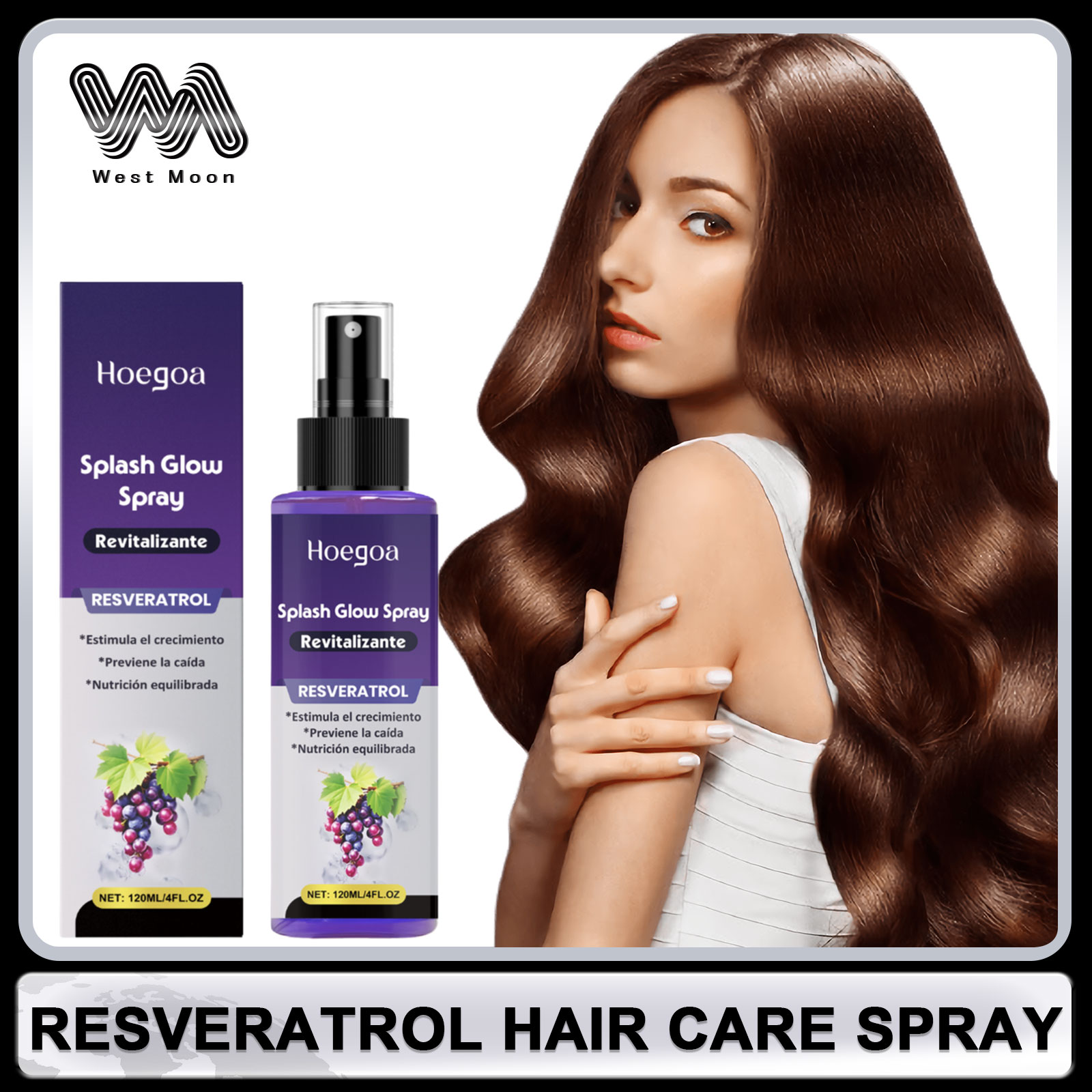Resveratrol Spray de soin capi - Hair Care Nature avis et prix