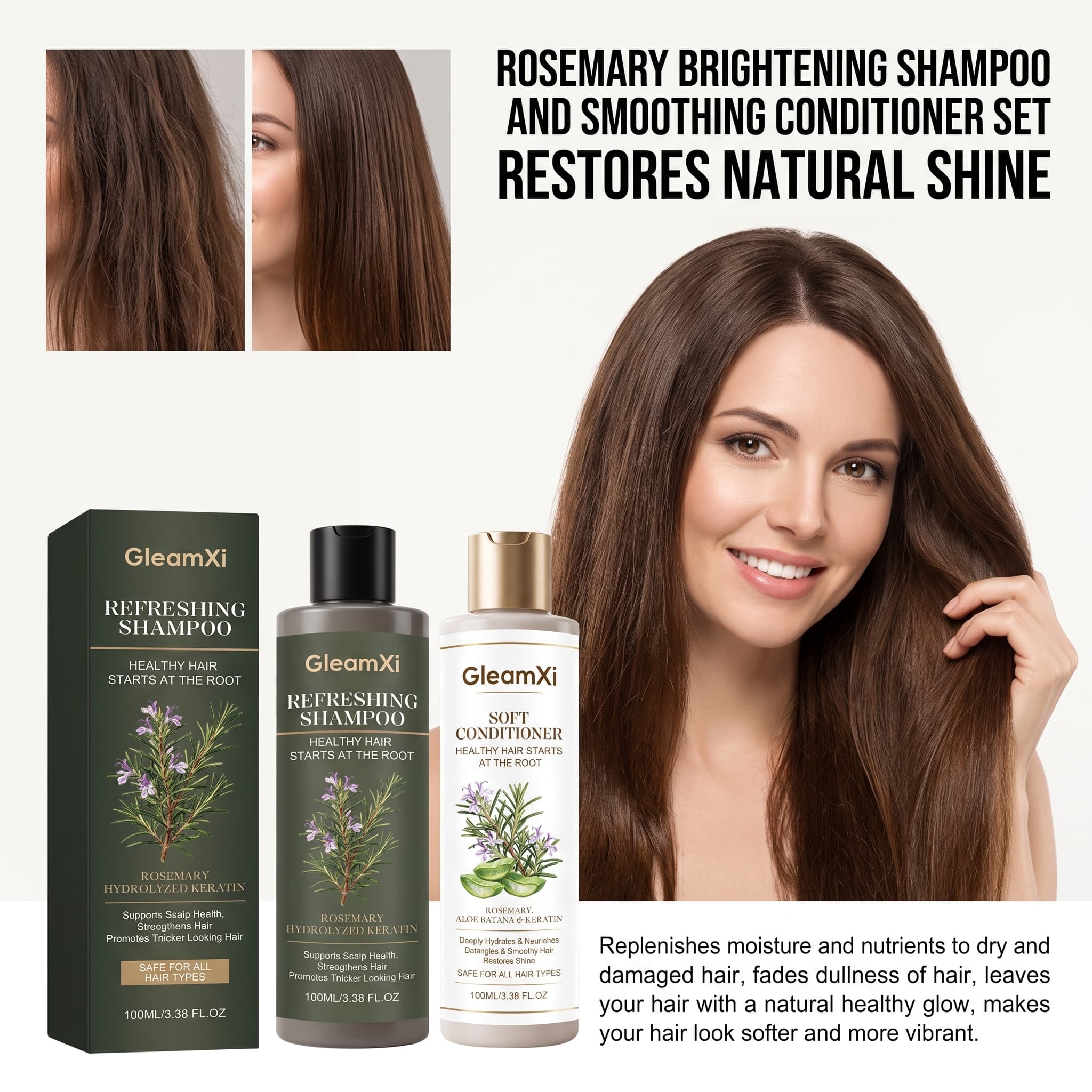 Ensemble Shampooing et Après-S - Hair Care Keratin Shampoo avis et prix