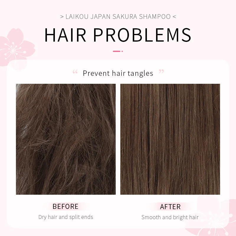 LAIKOU japon Sakura shampooing - Hair Care Korean Products avis et prix
