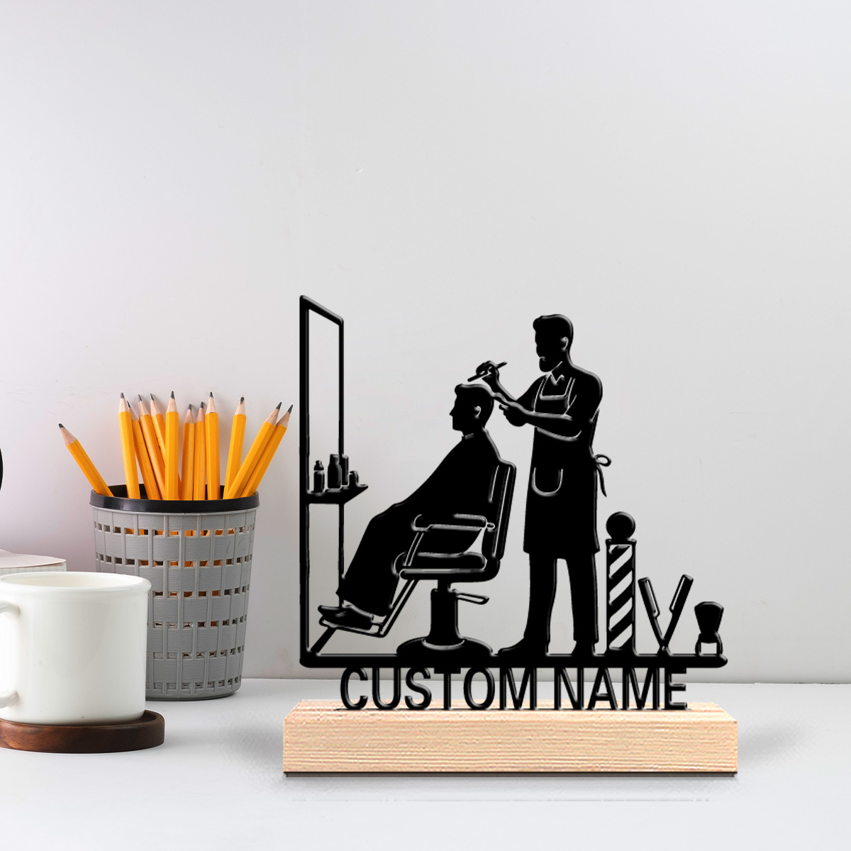 1 pièce Décoration de bureau p - Hair Care Barber avis et prix
