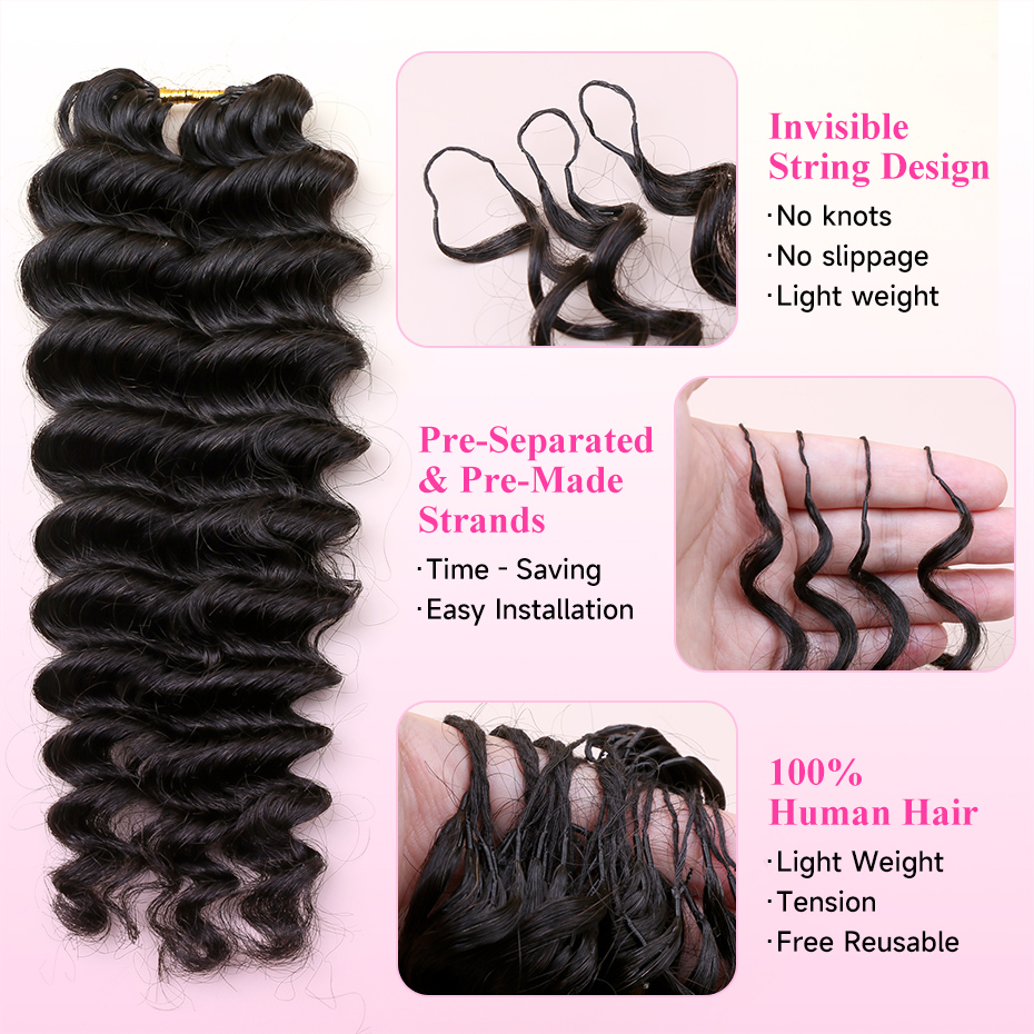 Cheveux humains Deep Wave Feat - Hair Care Barber avis et prix